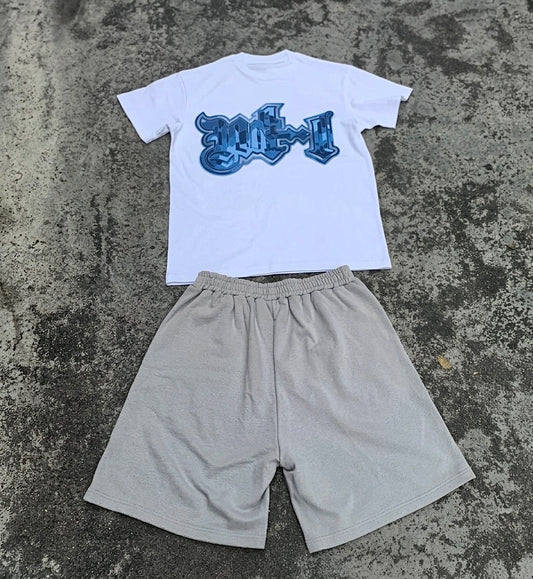 Wintrill Horizon Short Set - White / Blue / Grey - Wintrill Studios