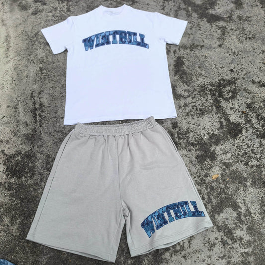 Wintrill Horizon Short Set - White / Blue / Grey - Wintrill Studios