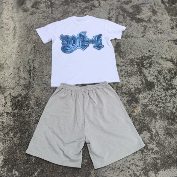 Wintrill Horizon Short Set - White / Blue / Grey - Wintrill Studios